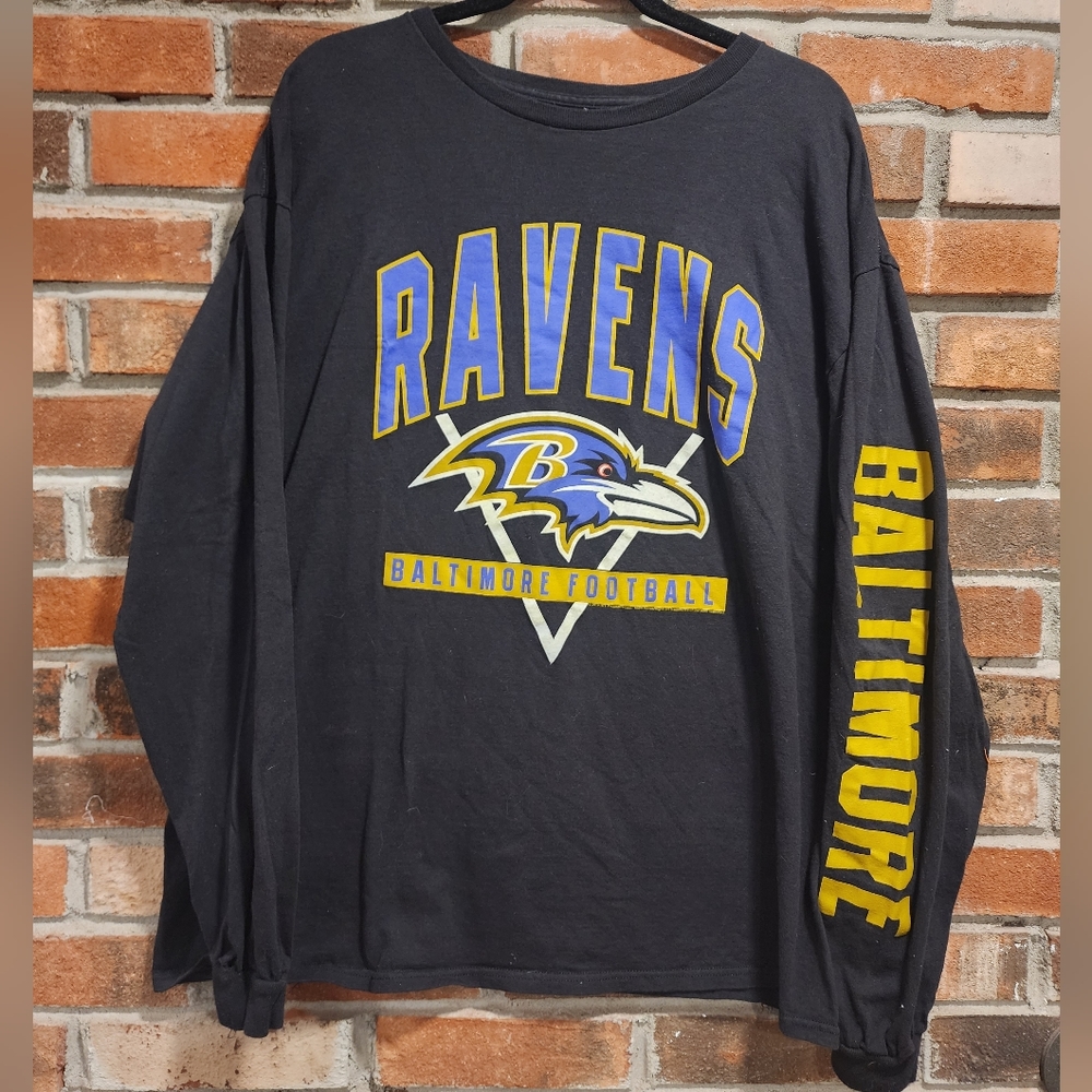 NFL Baltimore Ravens Long Sleeve Football T-Shirt XXL